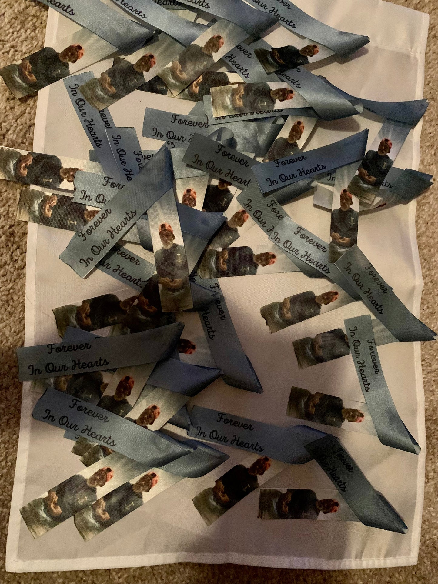 CUSTOMIZED MEMORIAL RIBBONS
